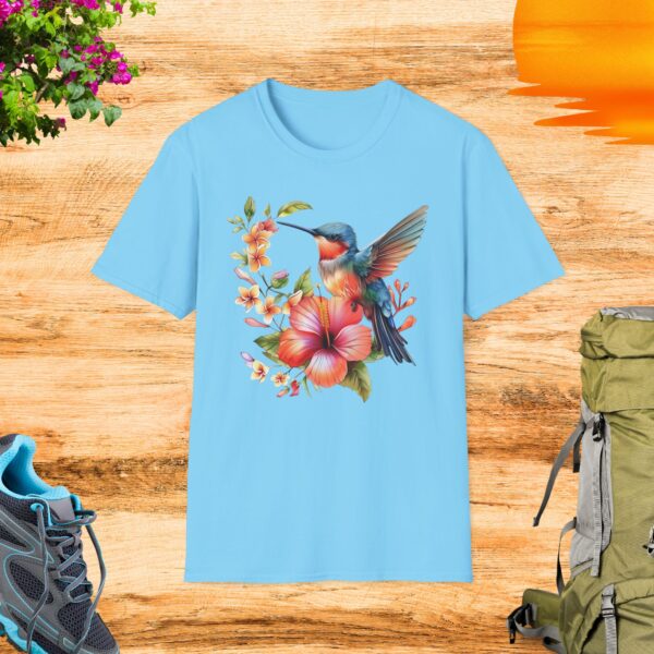 Bird and Flowers T-Shirt - Image 7