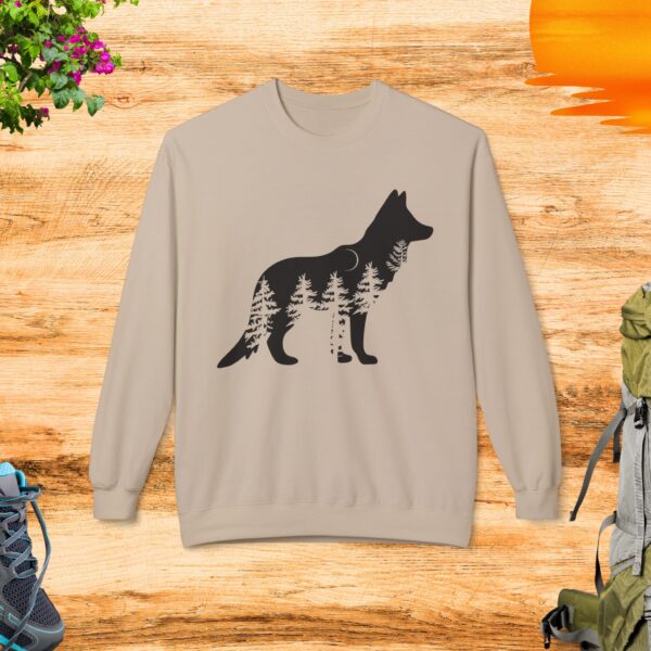 Fox In The Forest Crewneck Sweatshirt - Image 2