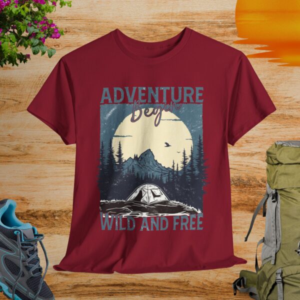 Adventure Wild and Free Unisex Tee - Image 7