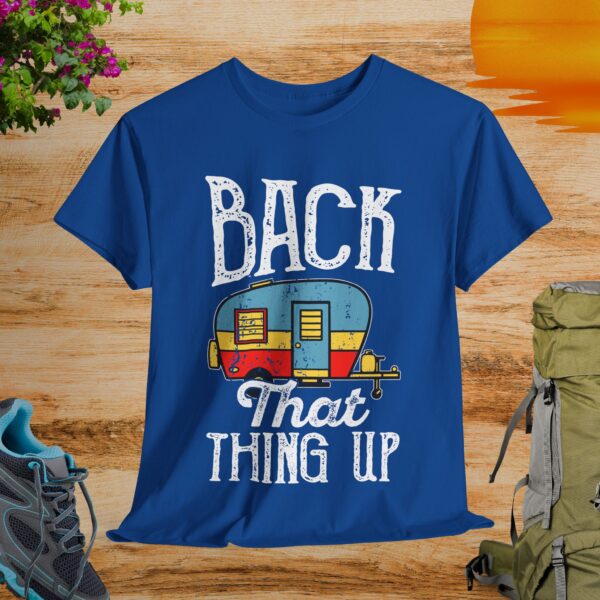 Back That Thing Up - Campfire Vibes Unisex Tee - Image 2