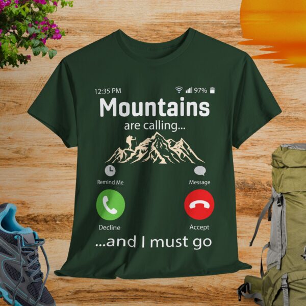 Mountain Calling - Unisex Tee - Image 3