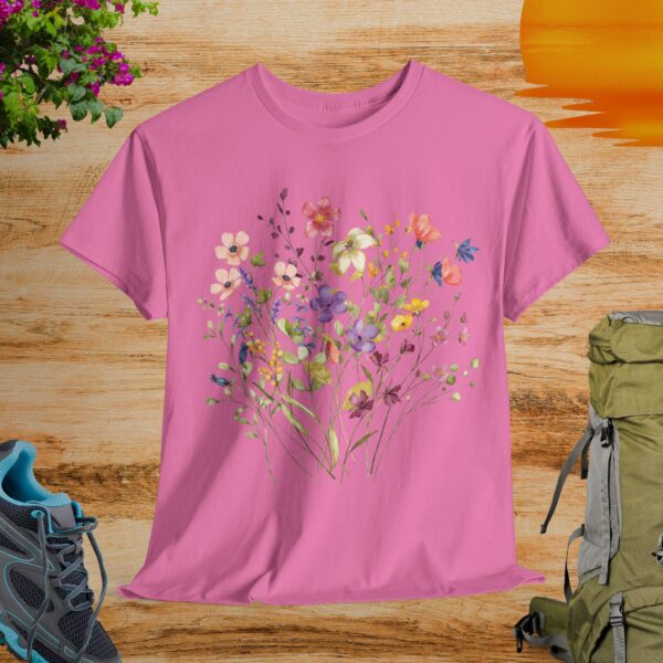 Floral Unisex Tee - Image 7